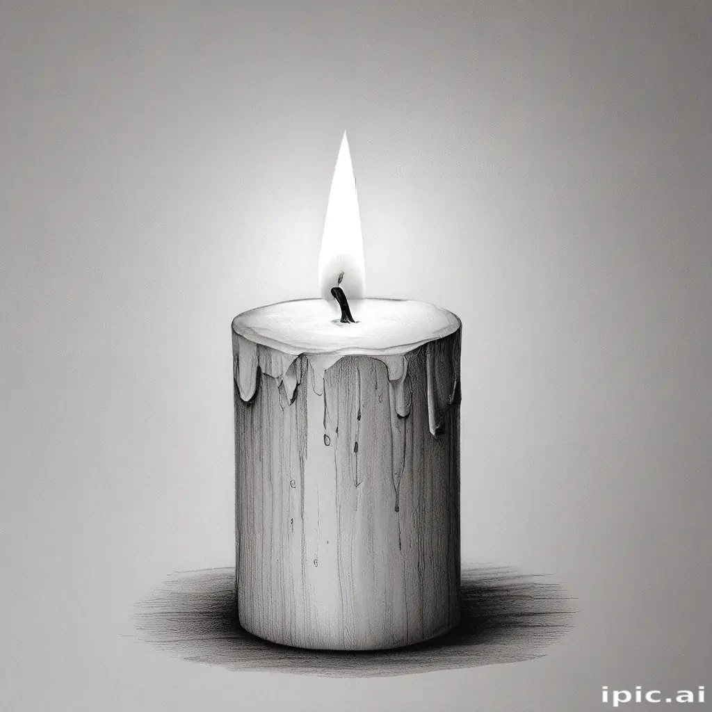 candle drawing