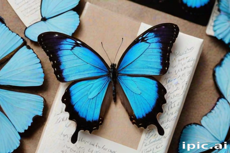 blue butterfly aesthetic