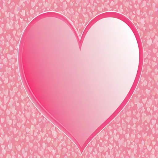 pink heart clipart