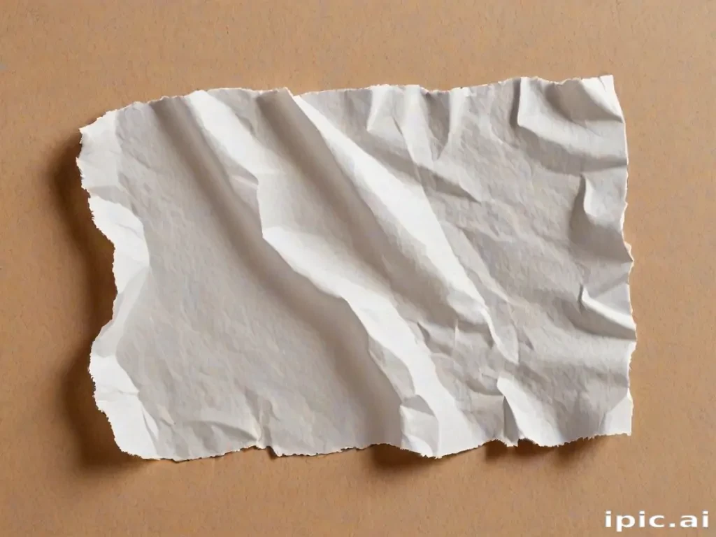 torn paper transparent
