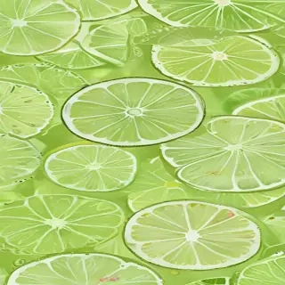 lime green background