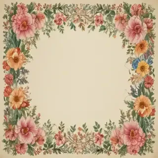 floral page borders