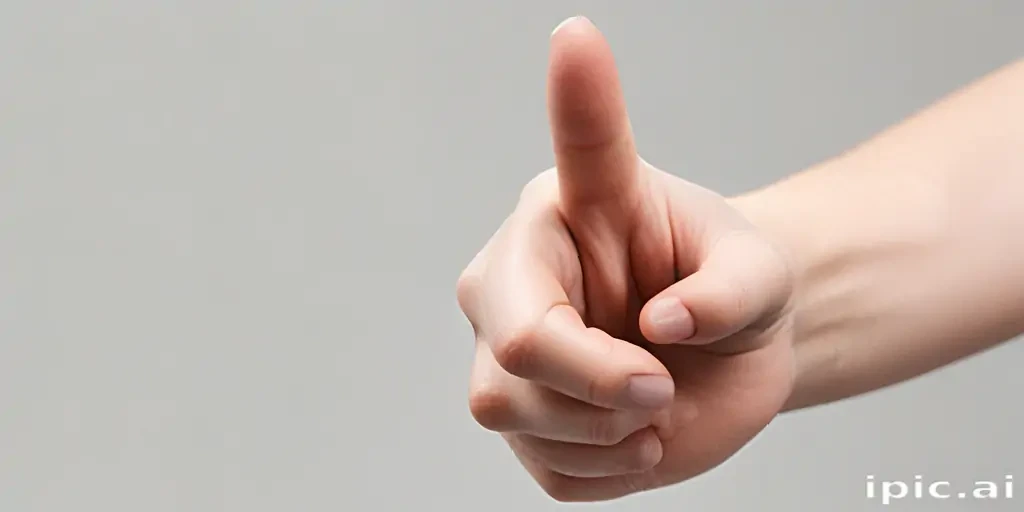 finger point png