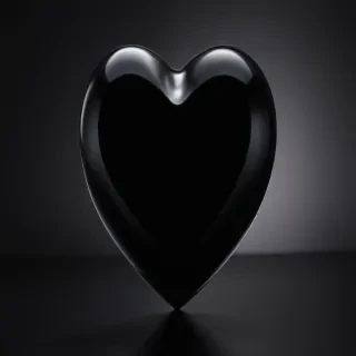 black heart image