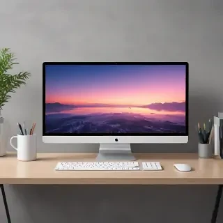 pc screen mockup