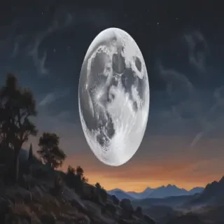 moon sketch