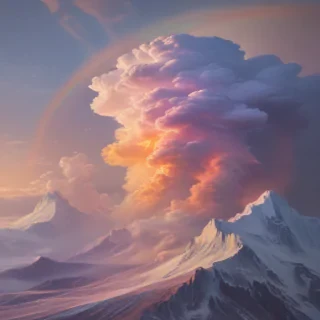 rainbow pastel