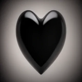 black heart image