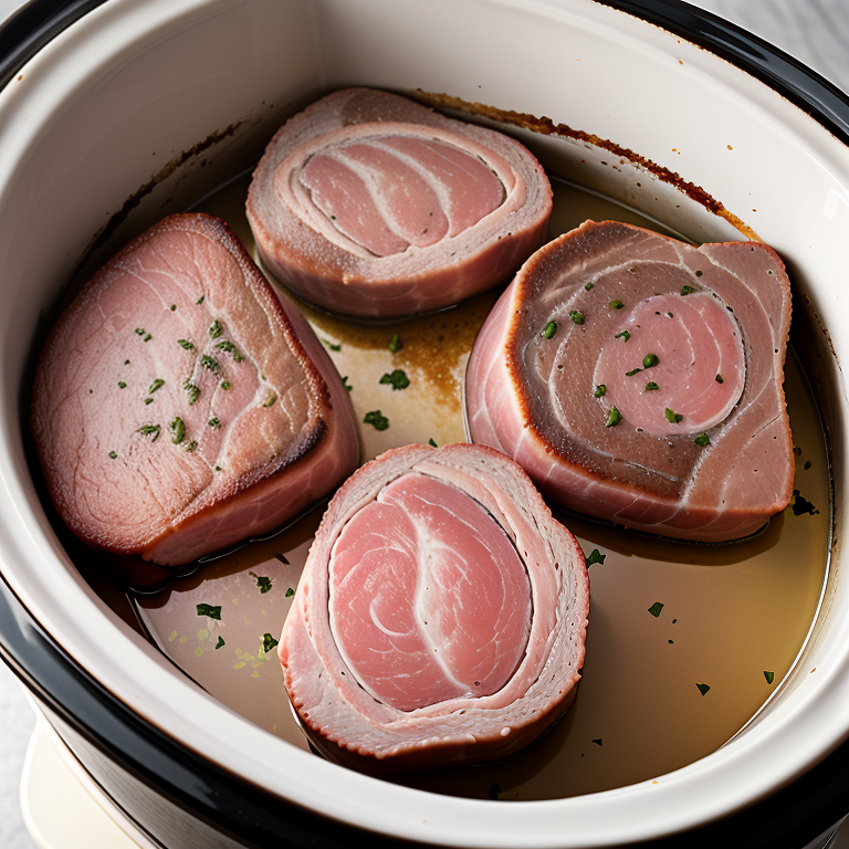 ham steaks in the crockpot