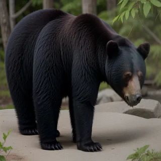 black bear png