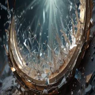 wallpaper broken glass