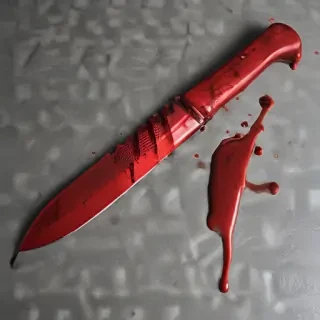 bloody knife aesthetic