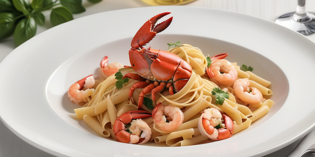 pasta with lobster and shrimp