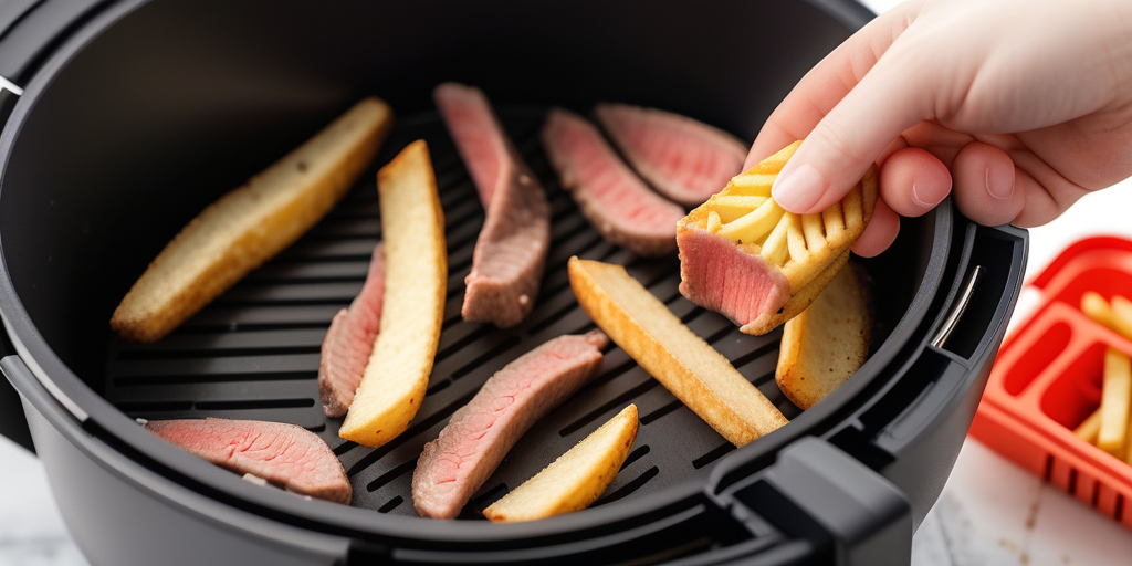 frozen steak fries in air fryer