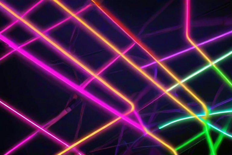 neon back ground