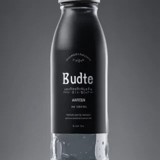 water bottle mockup