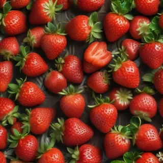 strawberry background aesthetic