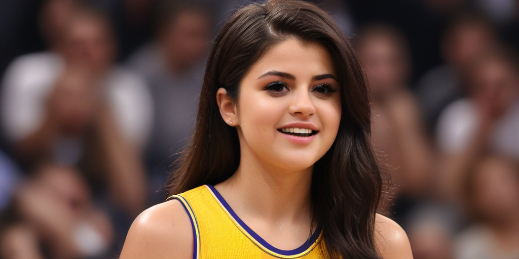 selena gomez lakers