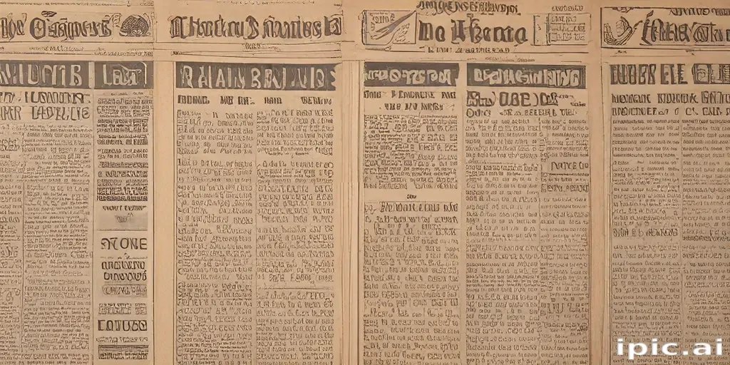 old newspaper background
