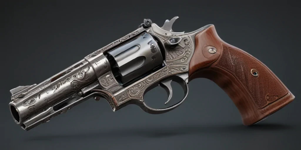 gun no background
