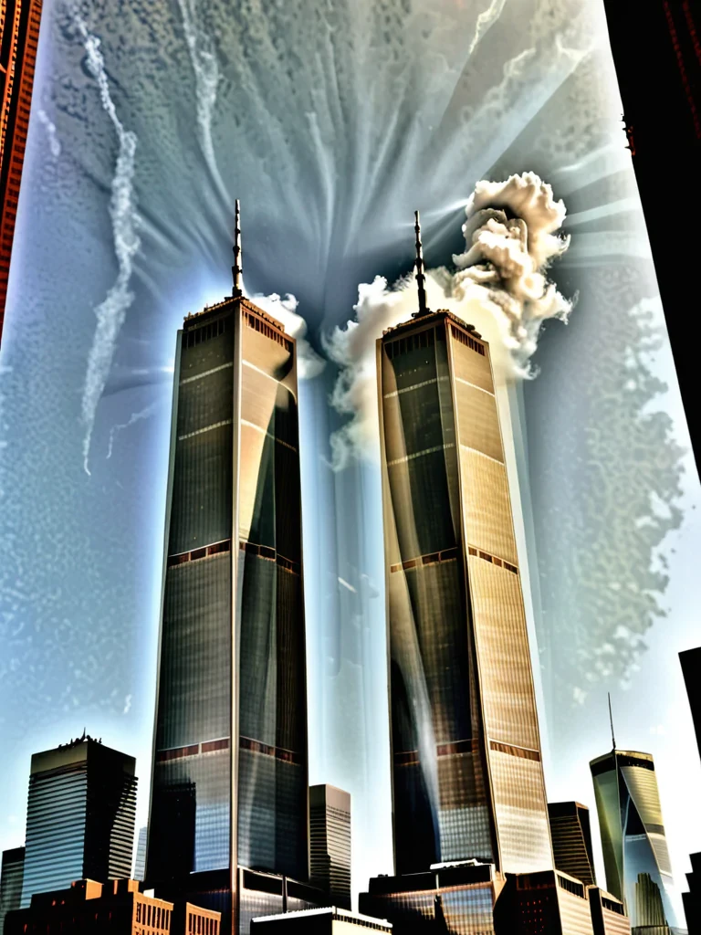 twin towers transparent