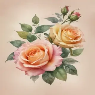 watercolor roses png