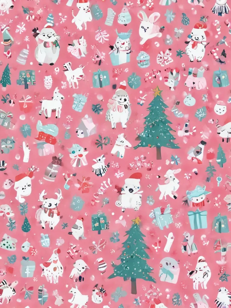 girly cute christmas wallpaper