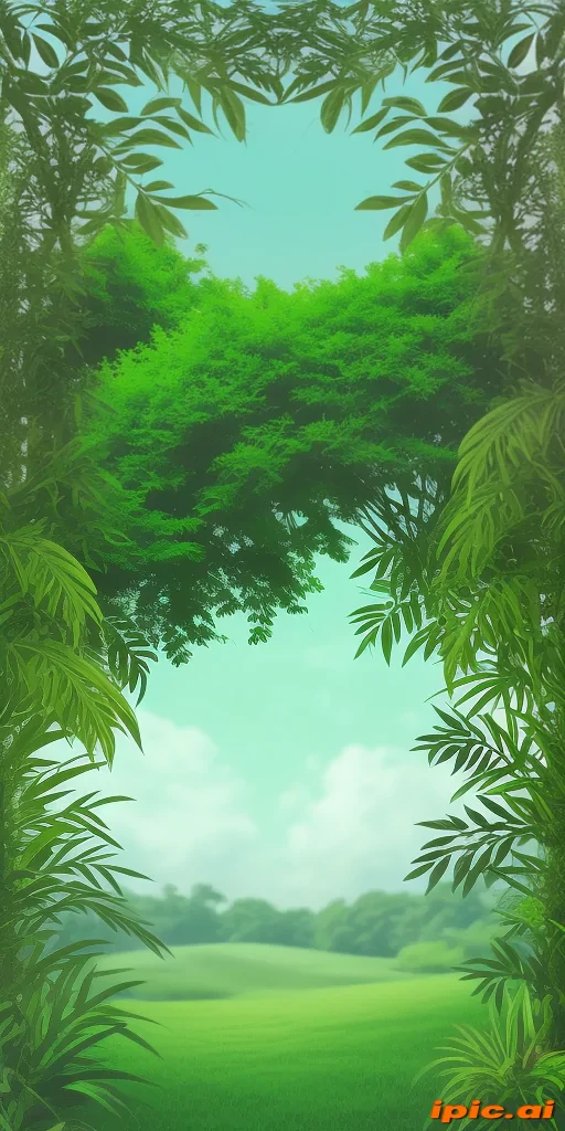 greenery background aesthetic