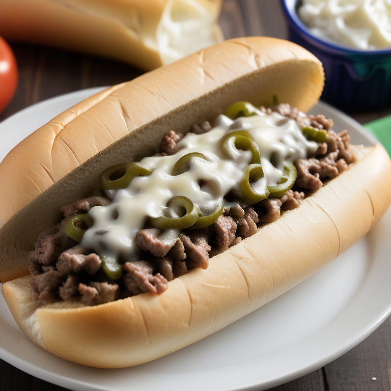 ground beef philly cheesesteak recipe