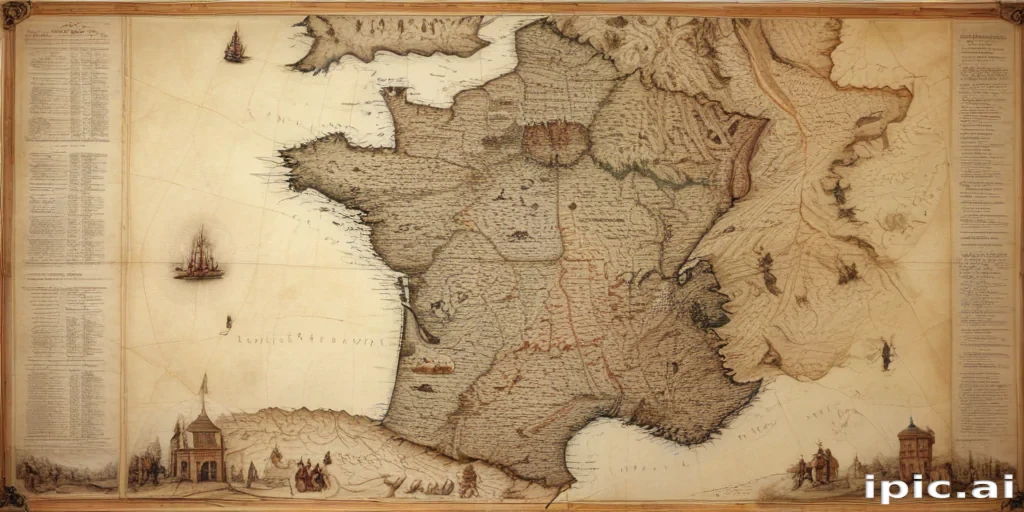 map of france