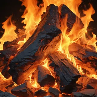 background with fire