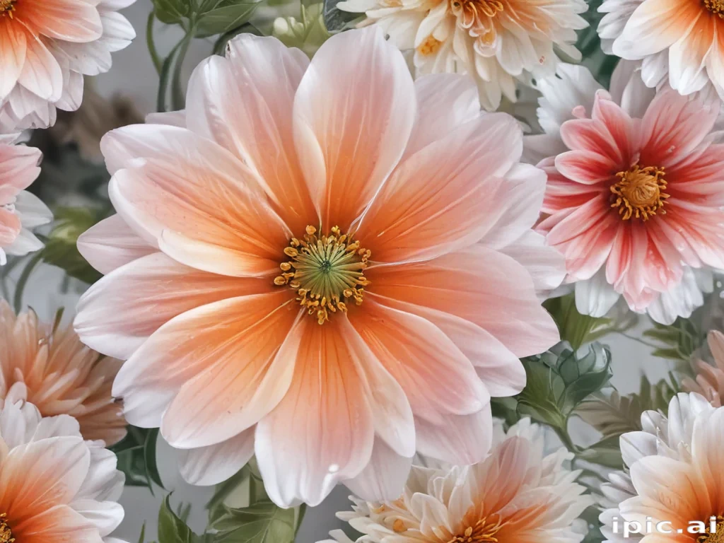 transparent flower background