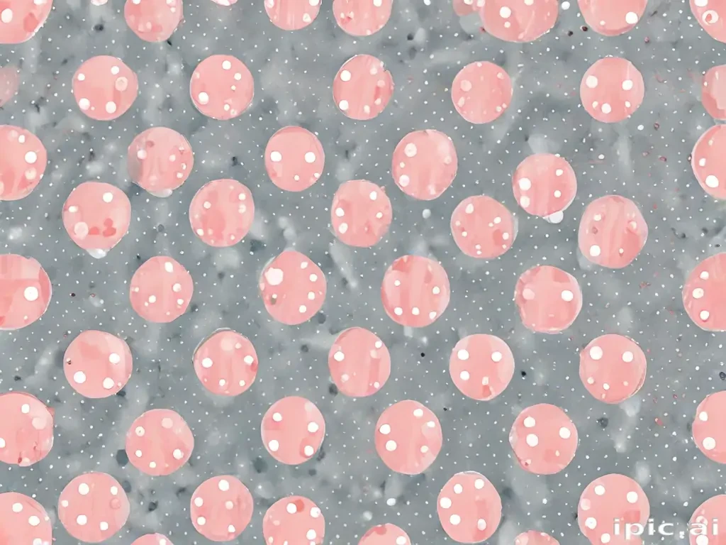 polka dots transparent