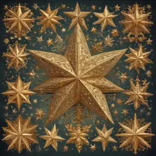 christmas stars clip art