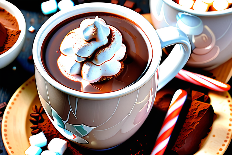 hot cocoa mix in coffee