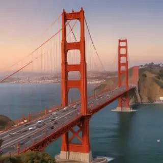 clipart golden gate bridge