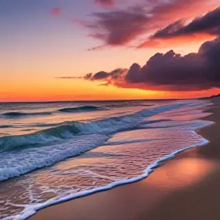 sunset wallpaper beach