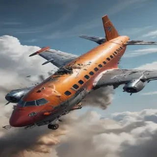 crashed plane png