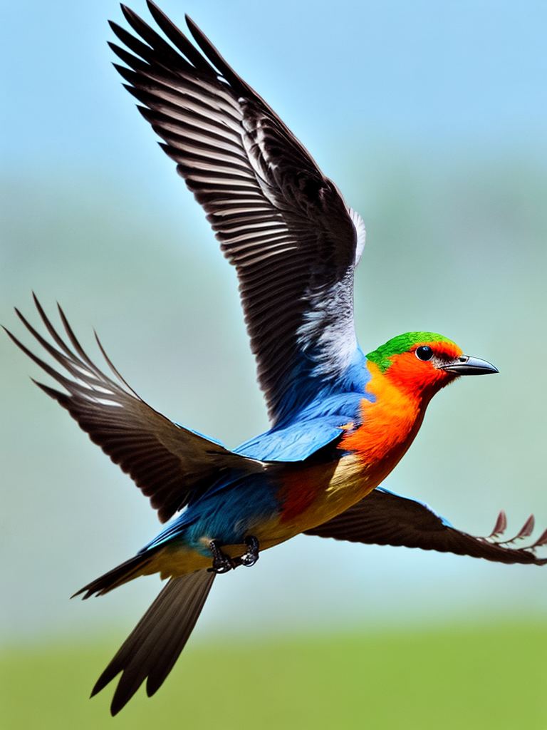 bird flying