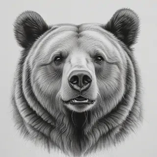bear drawing