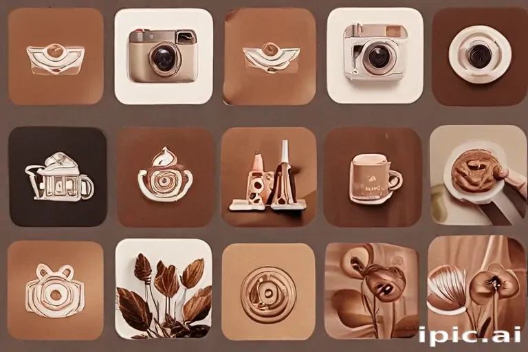 aesthetics brown instagram highlight icons
