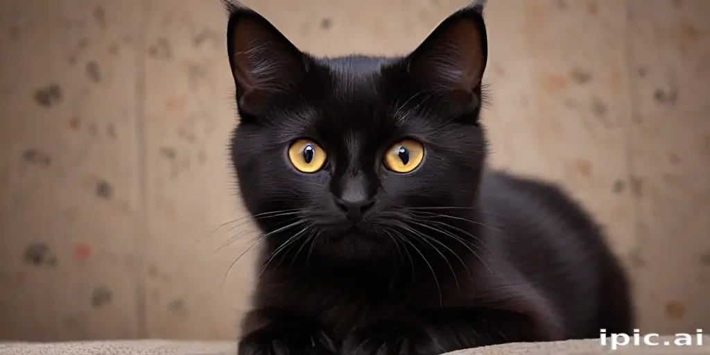 cute black cat wallpaper