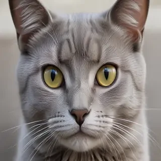 grey cat