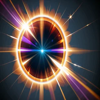 lens flare transparent background