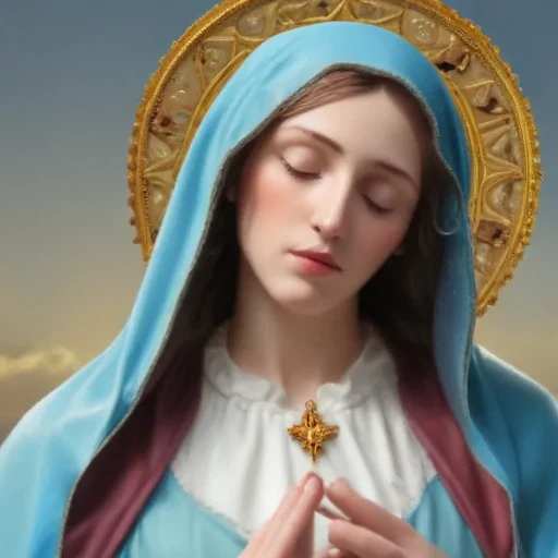 virgin mary clip art