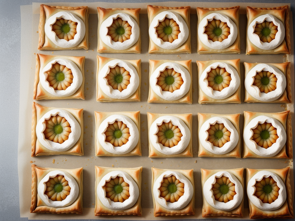 upside down puff pastry tarts