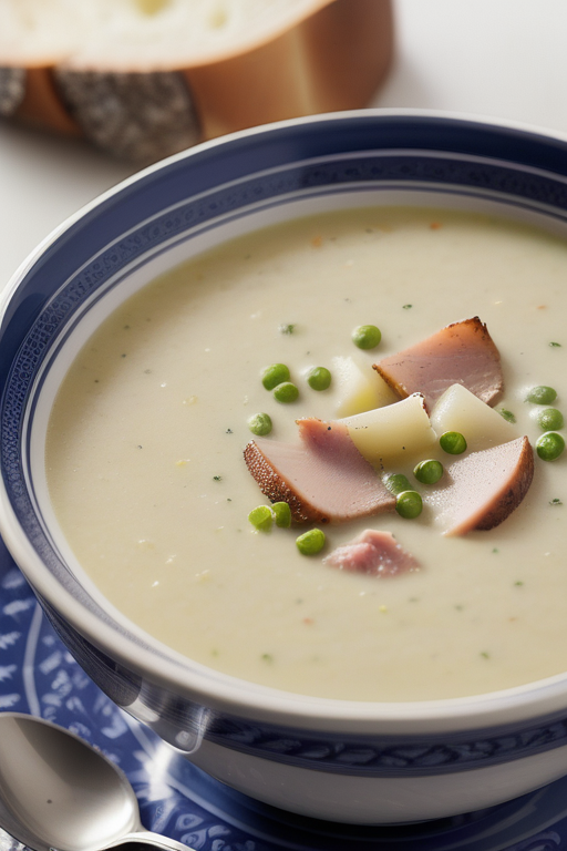 ham potato and leek soup
