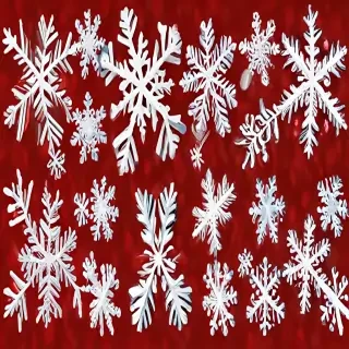snowflake clipart free