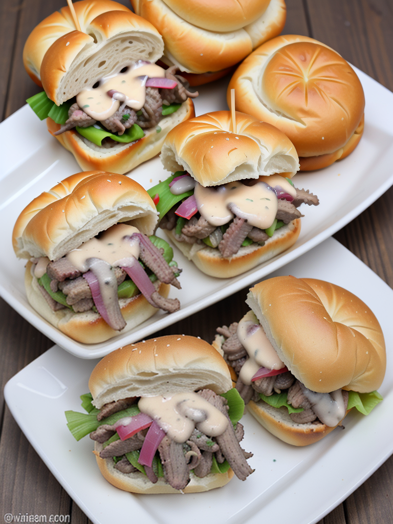 cheesesteak sliders with hawaiian rolls