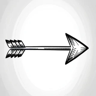 drawn arrow png